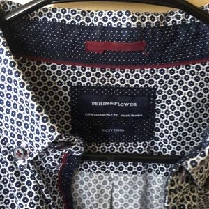 Button down filled with bespoke detail